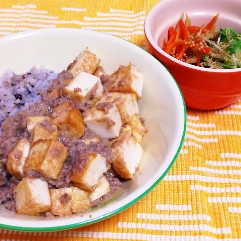 厚揚げ豆腐の麻婆丼|saUUchiさん