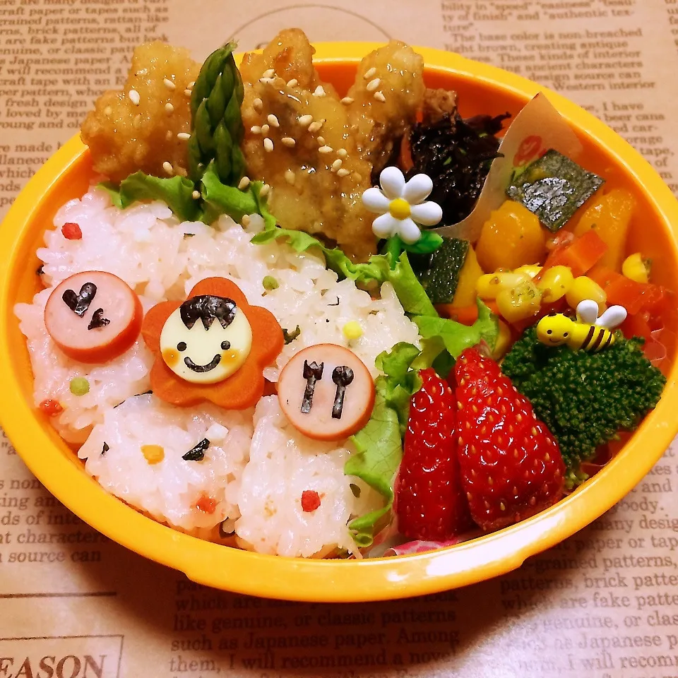 Snapdishの料理写真:今日のこども弁当☆|machiaoizuさん