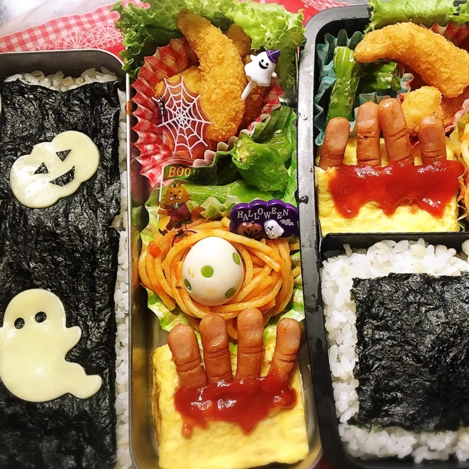 10/25 ハロウィン弁当🎃|シャークさん