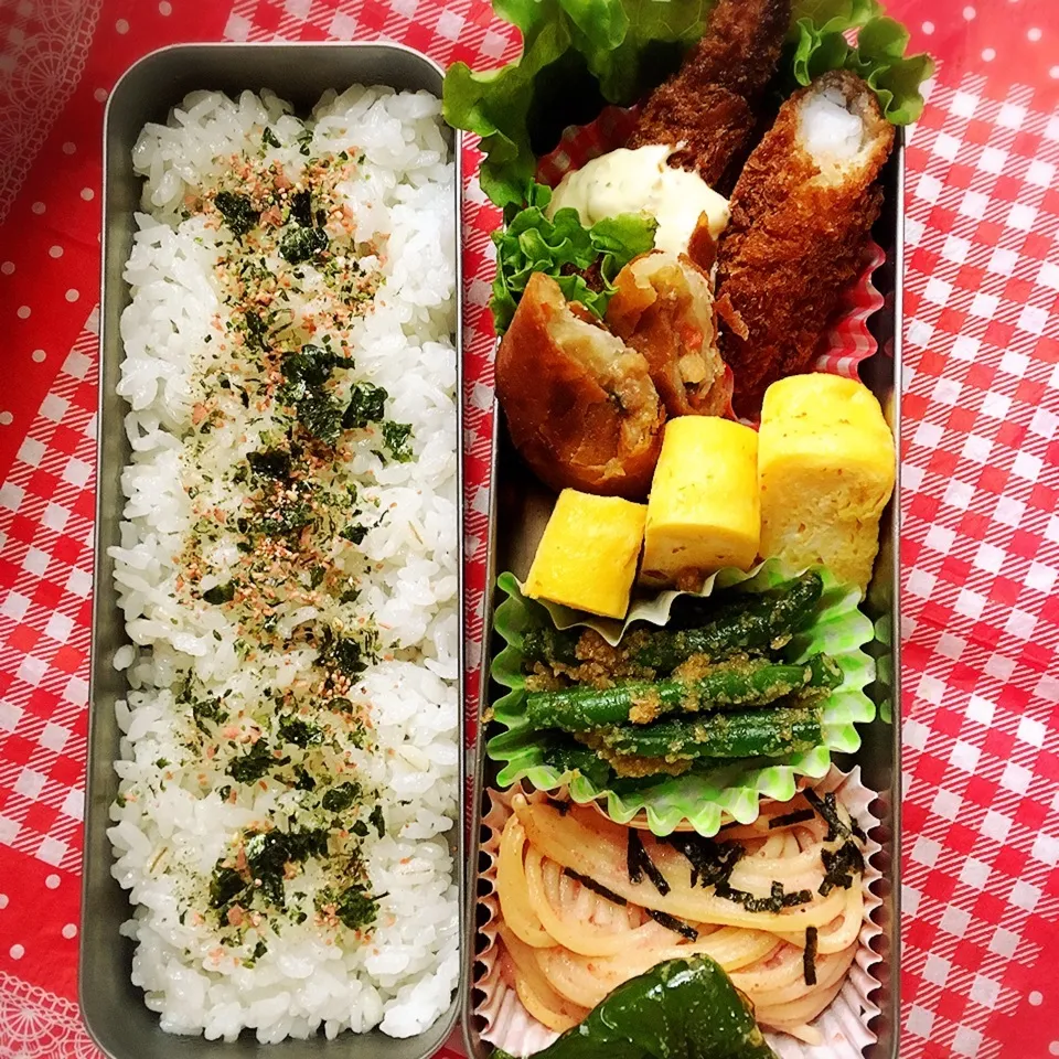 Snapdishの料理写真:4/16 高校弁当|シャークさん