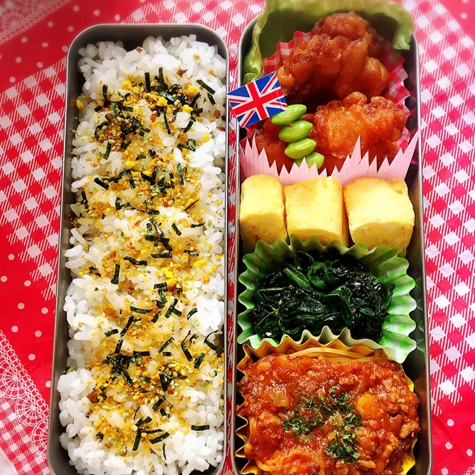 Snapdishの料理写真:4/10 高校弁当|シャークさん