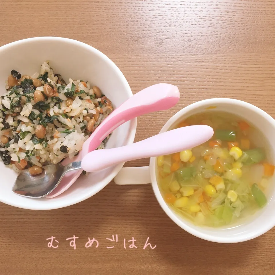 簡単なのに子ども喜ぶ！栄養満点納豆チャーハン|あおあかママさん