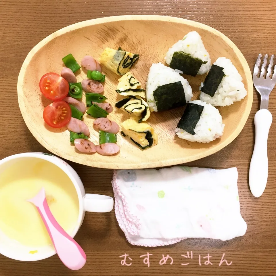 Snapdishの料理写真:今日の朝ご飯|あおあかママさん