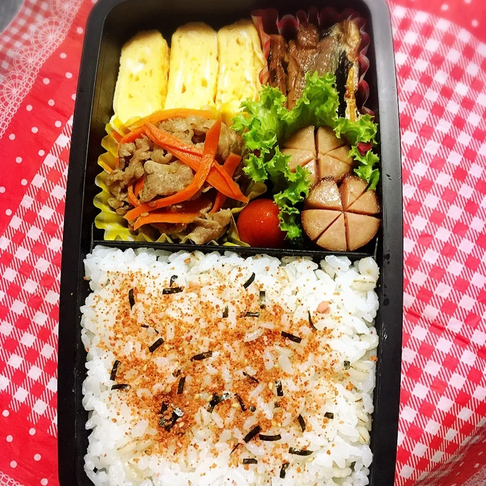 10/3 旦那弁当|シャークさん