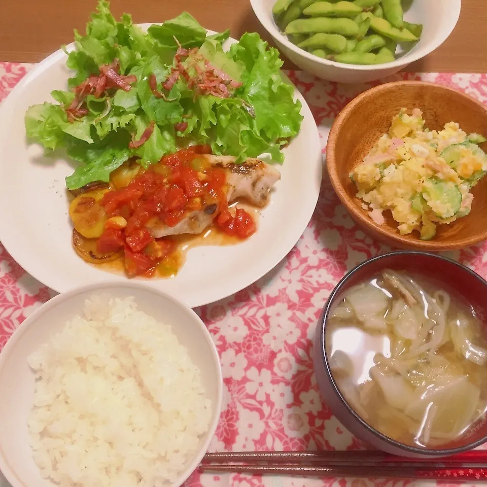 一昨日の晩ご飯(￣▽￣)|あおあかママさん