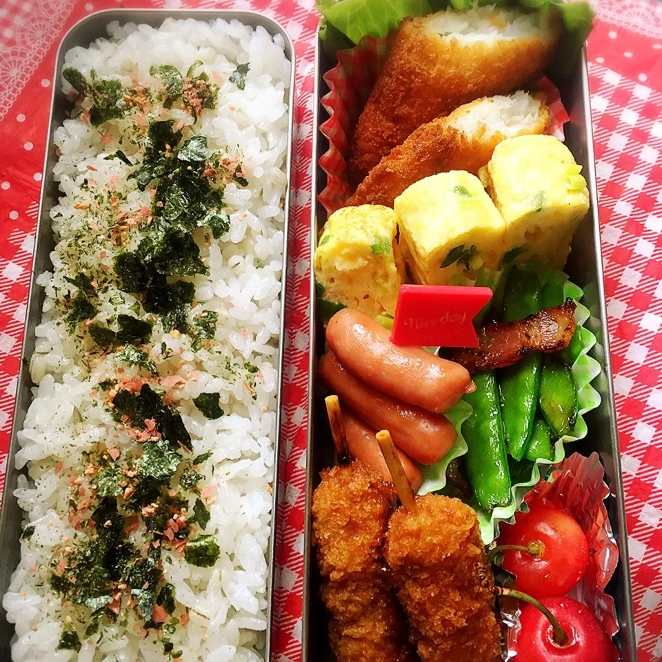 Snapdishの料理写真:7/19 高校弁当|シャークさん