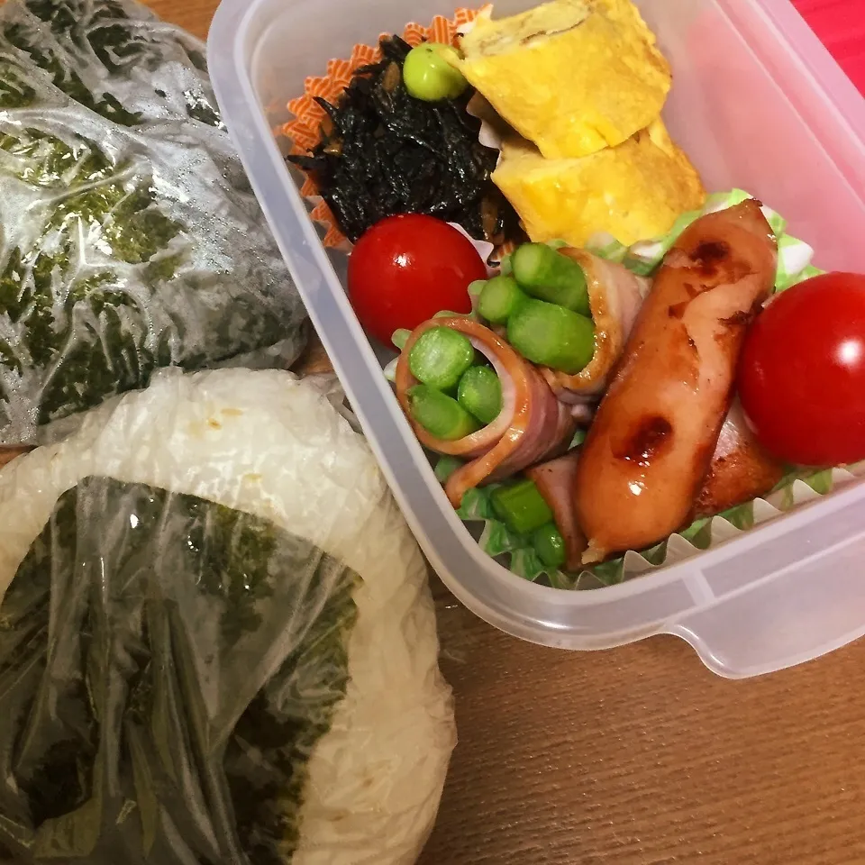 Snapdishの料理写真:ある日の旦那さん弁当|あおあかママさん