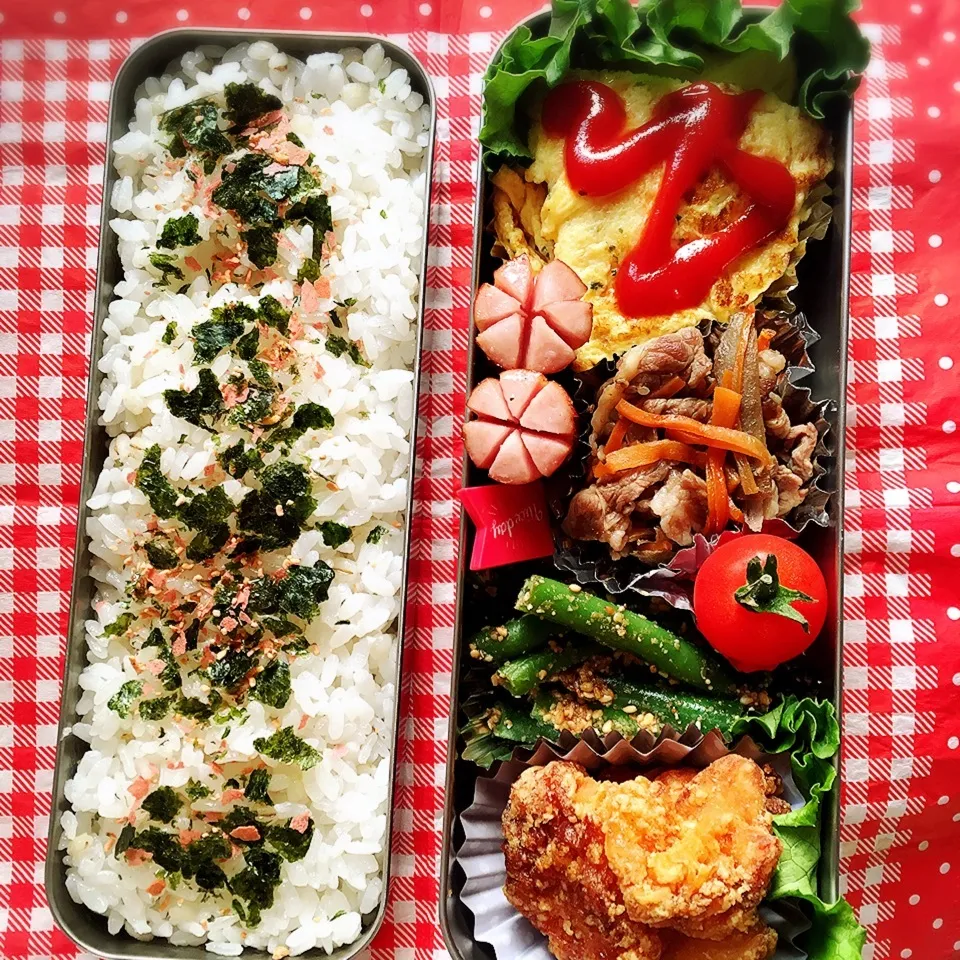 Snapdishの料理写真:6/21高校弁当|シャークさん