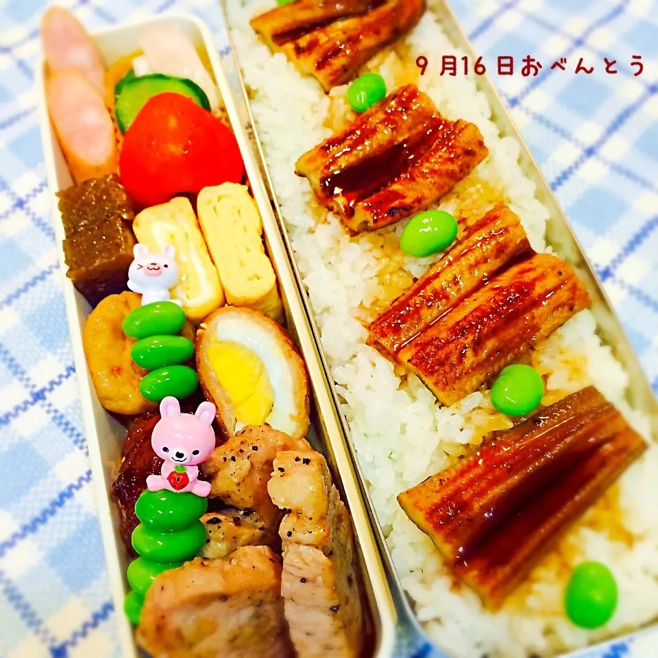 Snapdishの料理写真:９月16日おべんとう|みかりんさん