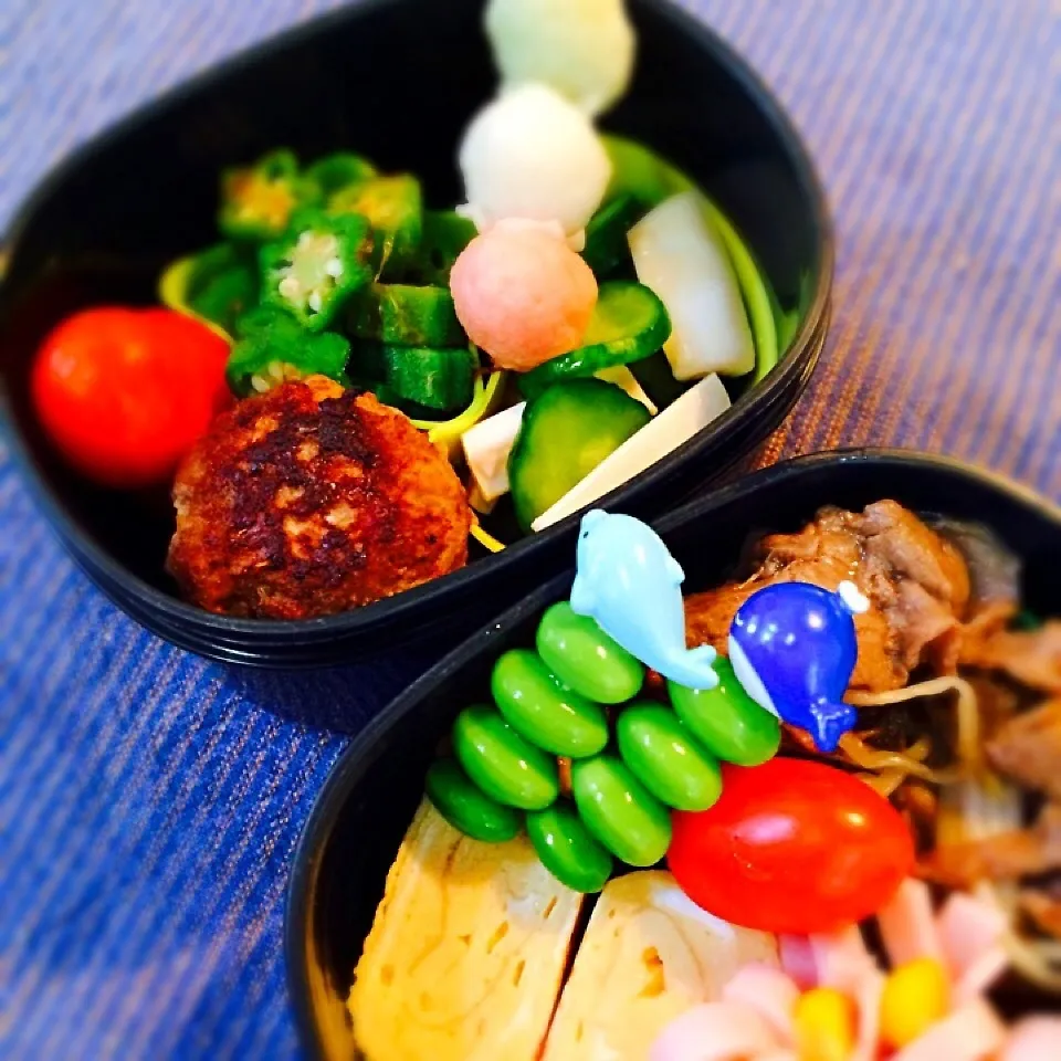 Snapdishの料理写真:7月27日おべんとう|みかりんさん