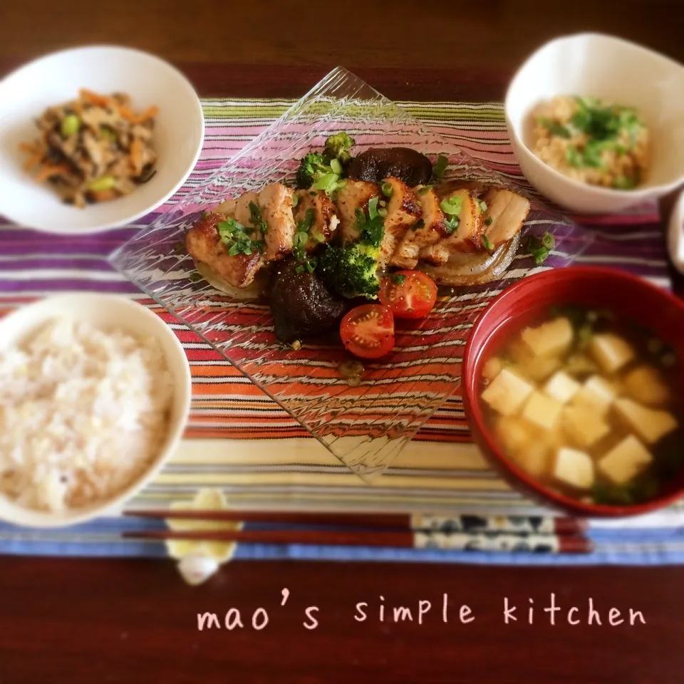 ポン酢で♫豚バラのハーブオーブン焼き♫|mao's simple kitchenさん