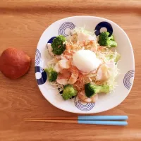 Snapdishの料理写真:朝食サラダ|ままピーさん