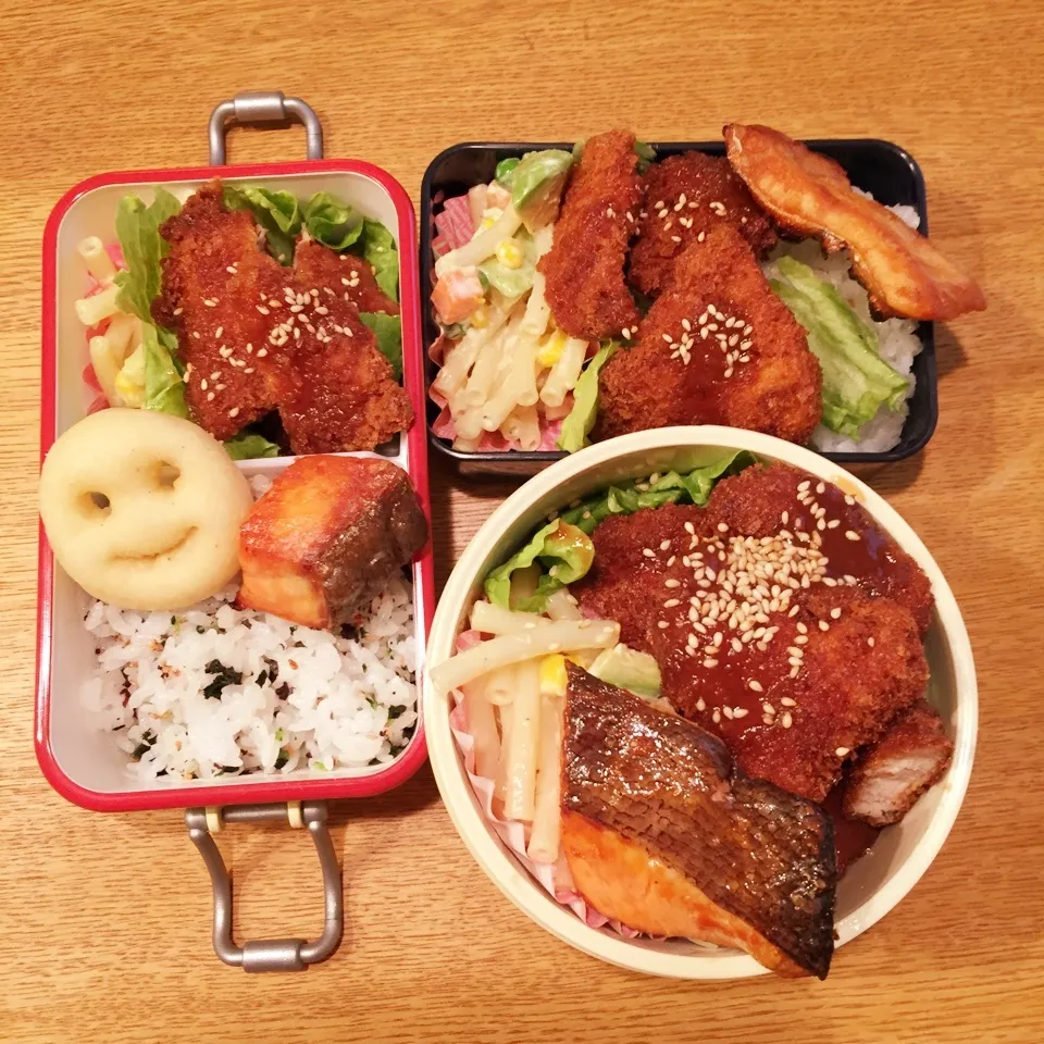 Snapdishの料理写真:家族のお弁当|ままピーさん