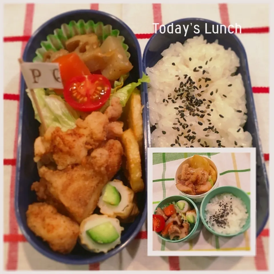 大学生と高校生のお弁当|ままピーさん