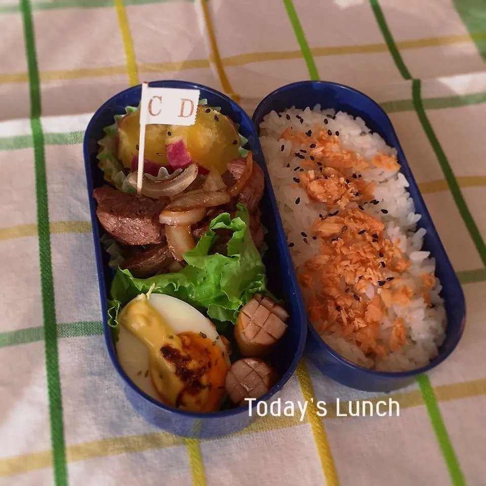 Snapdishの料理写真:大学生のお弁当|ままピーさん