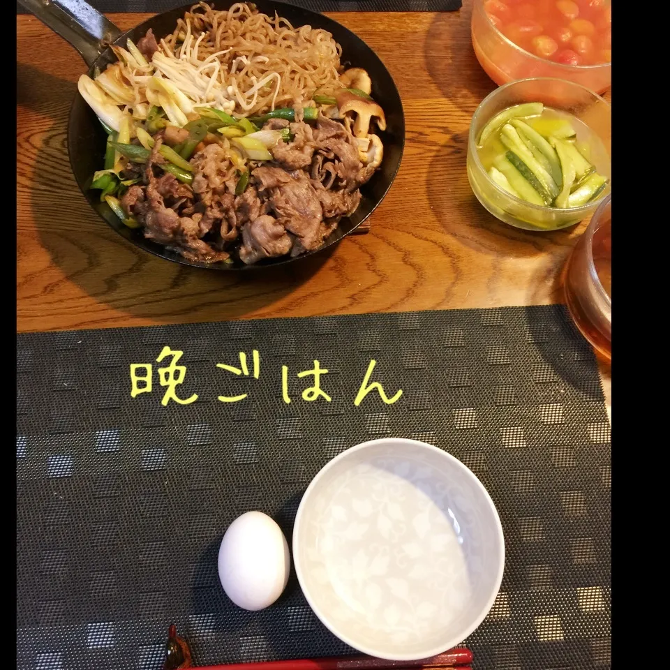 鳳来牛ですき焼き〜〜♪|yakinasuさん