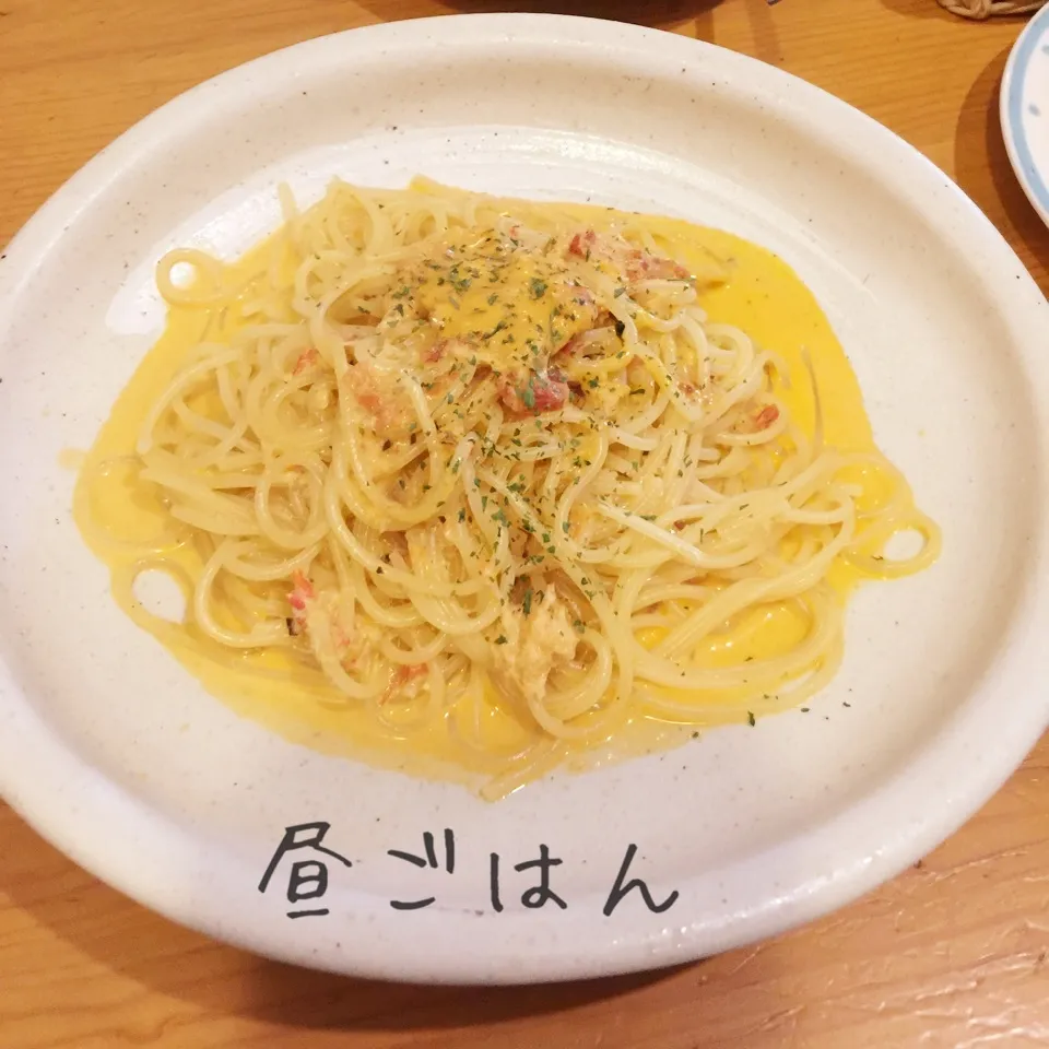 蟹のトマトクリームソースのパスタ|yakinasuさん