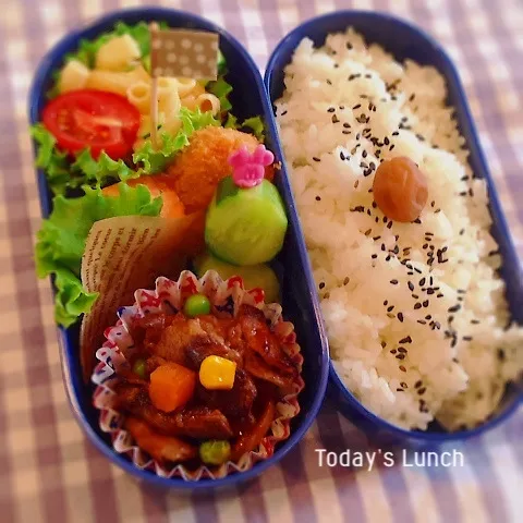 大学生男子のお弁当|ままピーさん