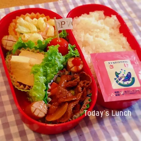 Snapdishの料理写真:大学生男子のお弁当|ままピーさん