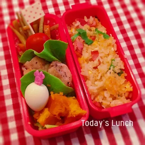 Snapdishの料理写真:高校生女子のお弁当|ままピーさん