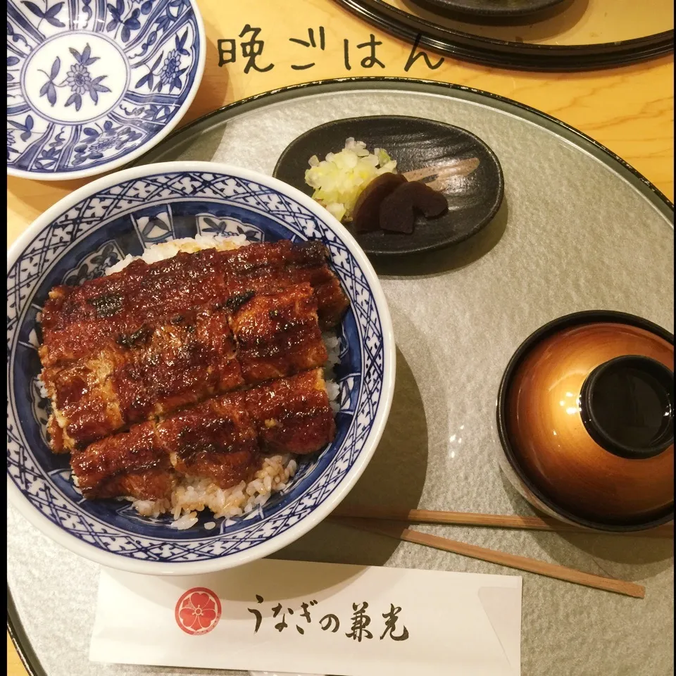 鰻丼、肝吸い|yakinasuさん