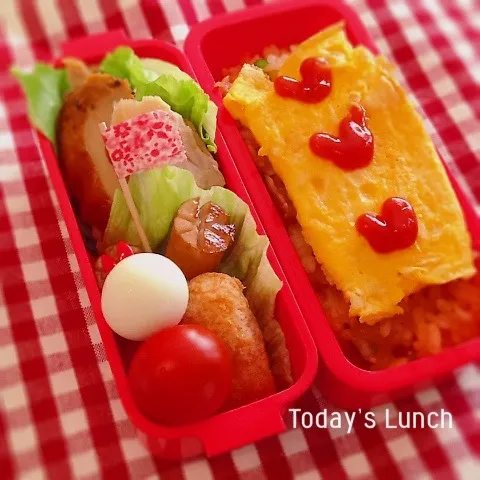 Snapdishの料理写真:高校生女子のお弁当|ままピーさん