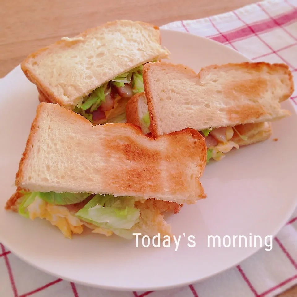 今日の朝ごはん|ままピーさん