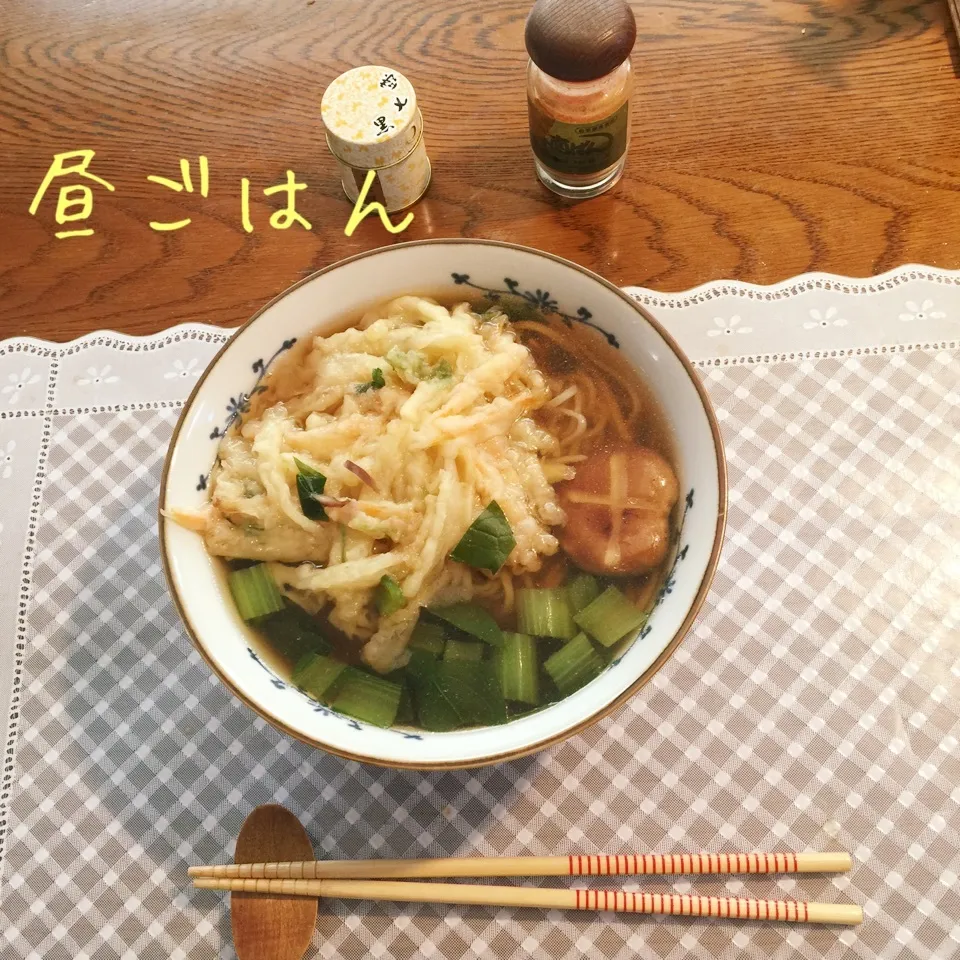 Snapdishの料理写真:天ぷら蕎麦|yakinasuさん