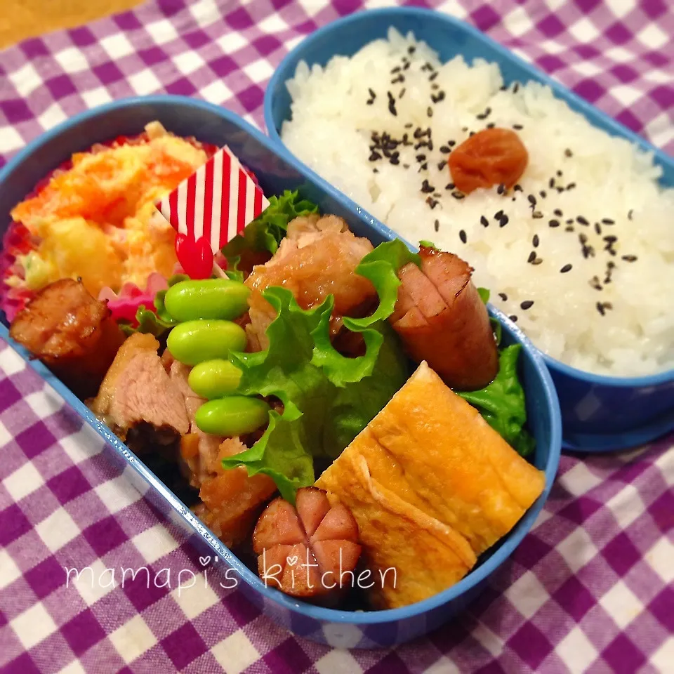 中学生女子のお弁当|ままピーさん