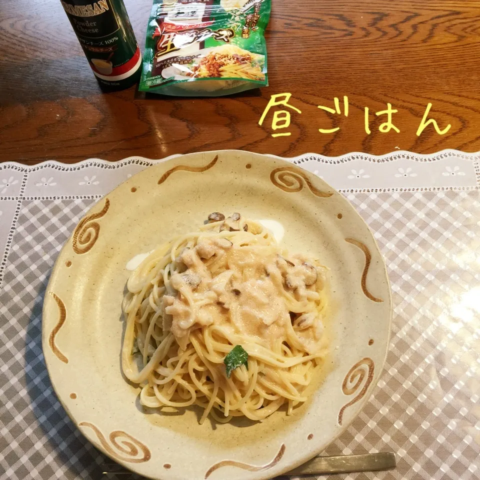 和風クリームチーズの明太子パスタ|yakinasuさん