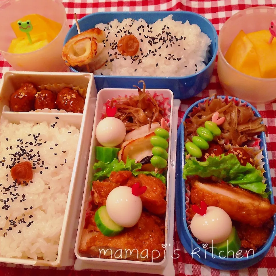 中高生のお弁当|ままピーさん