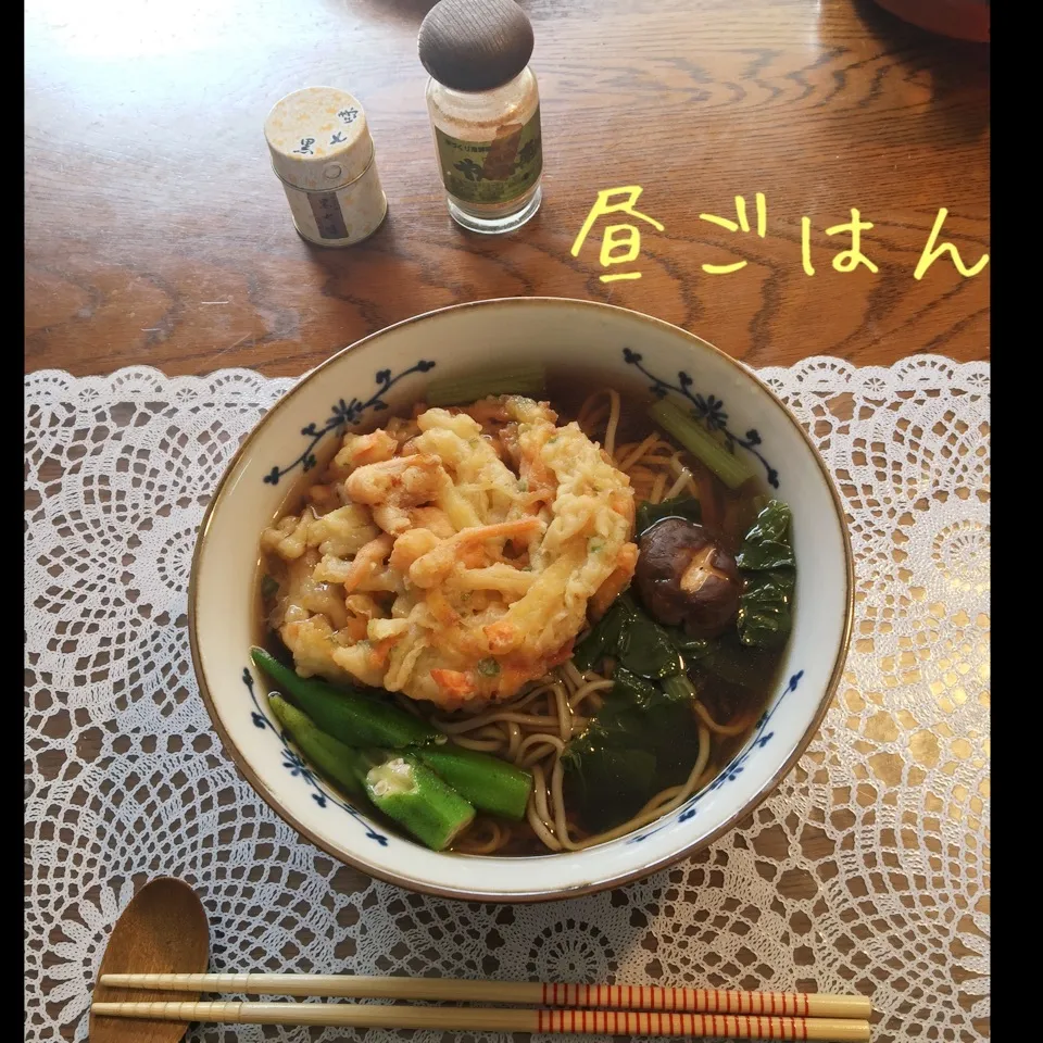 Snapdishの料理写真:天ぷら蕎麦|yakinasuさん