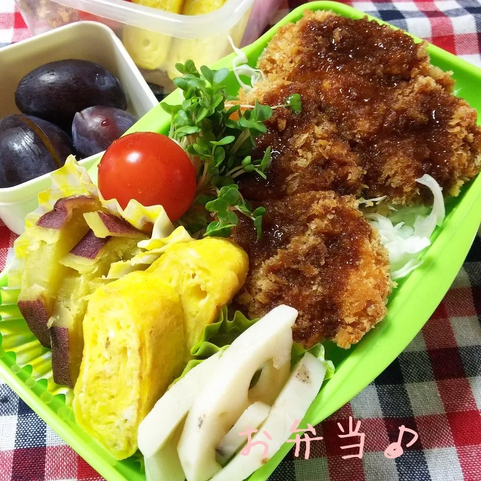 ヒレカツ弁当♪|ちびたまさん