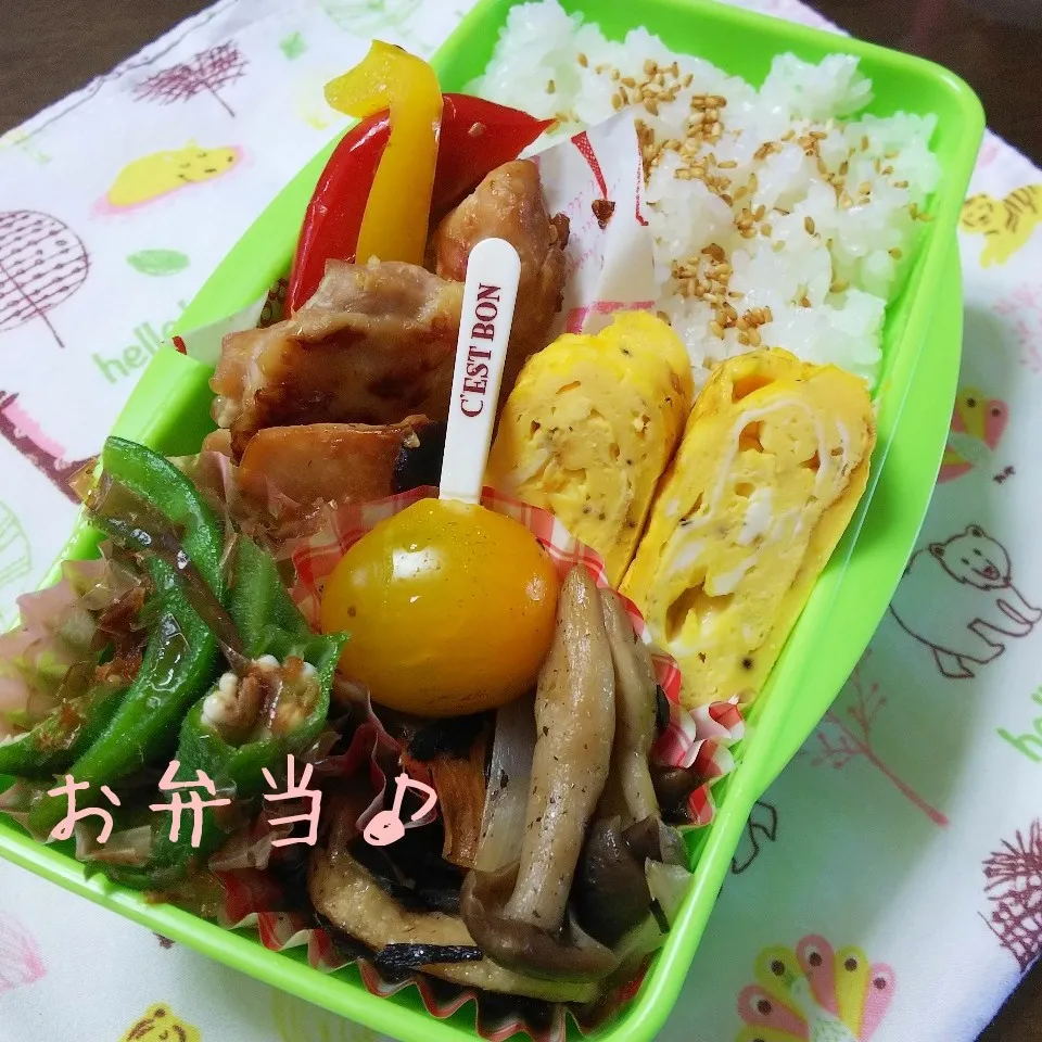 鶏塩麹焼き弁当♪|ちびたまさん