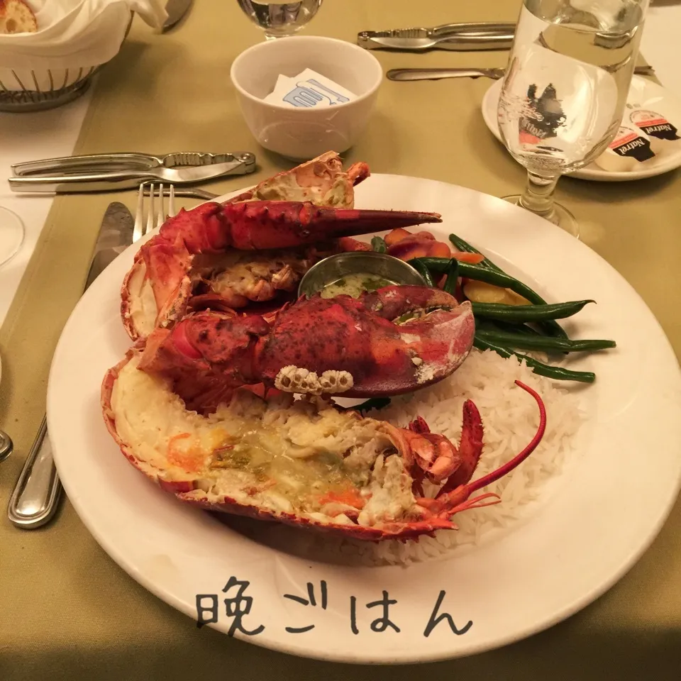 Snapdishの料理写真:ケベックて、フランス料理。ロブスターグリル|yakinasuさん