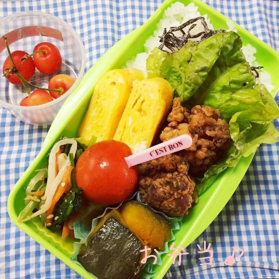 唐揚げ弁当♪|ちびたまさん