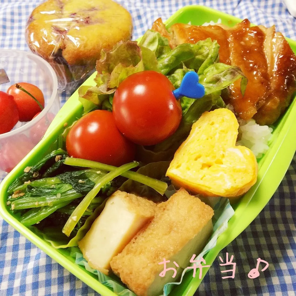 鶏チャーシュー弁当♪|ちびたまさん