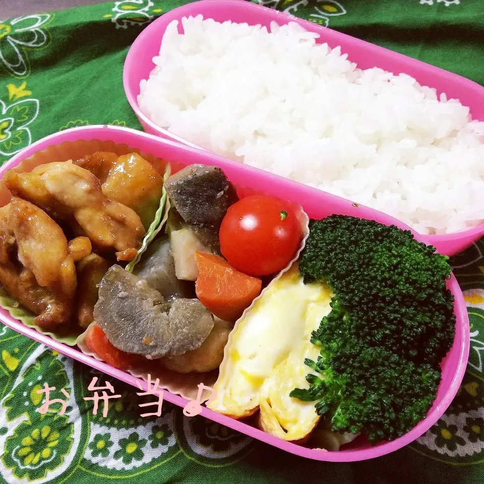 鶏照り焼き弁当♪|ちびたまさん