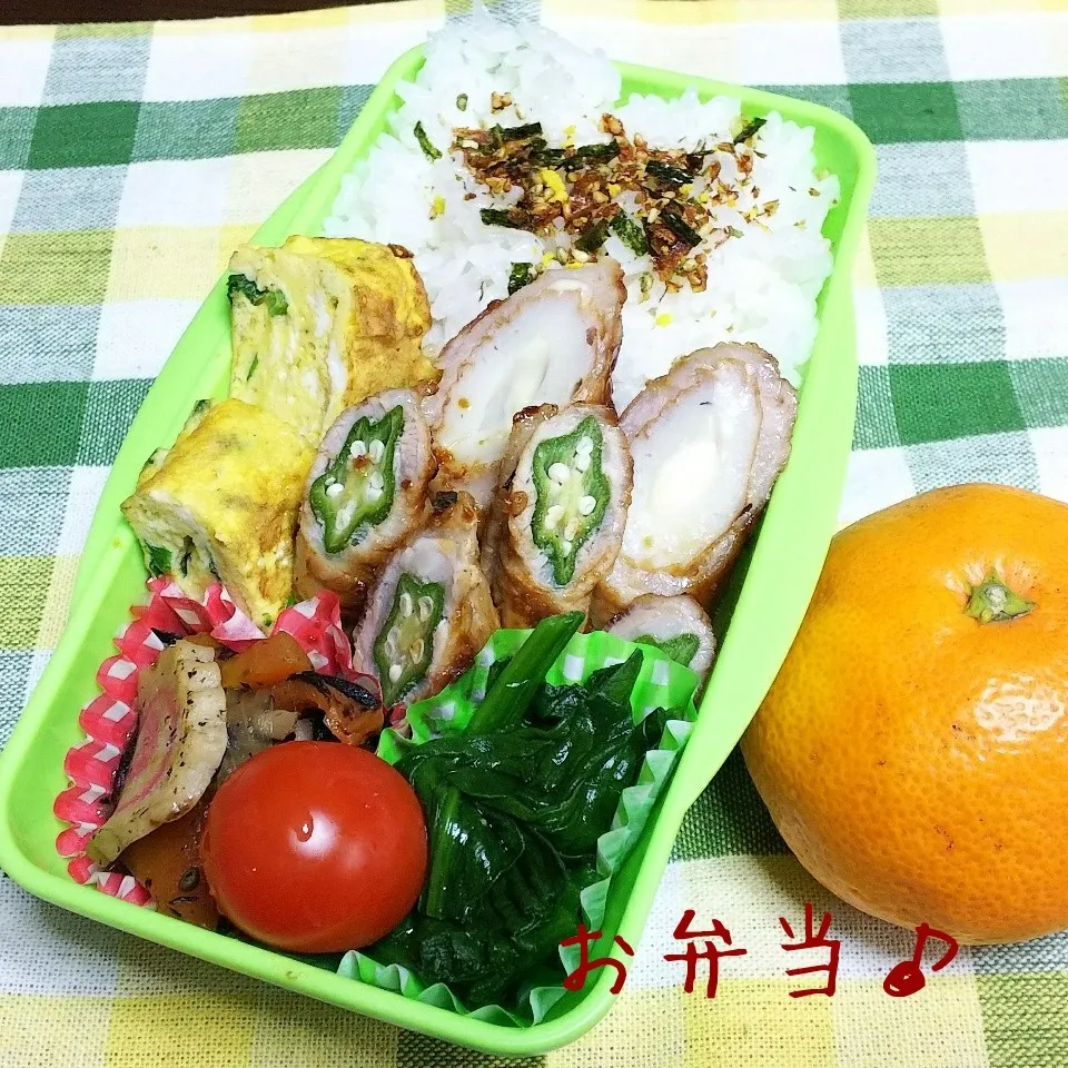 竹輪肉巻き弁当♪|ちびたまさん