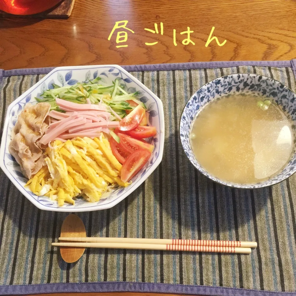 冷やしラーメン坦々肉のせ、スープ|yakinasuさん