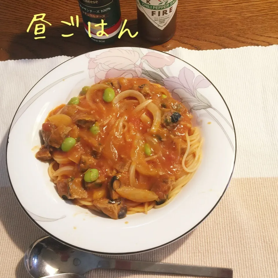 オマールエビスープのトマトソースパスタリメイクミートローフ入|yakinasuさん