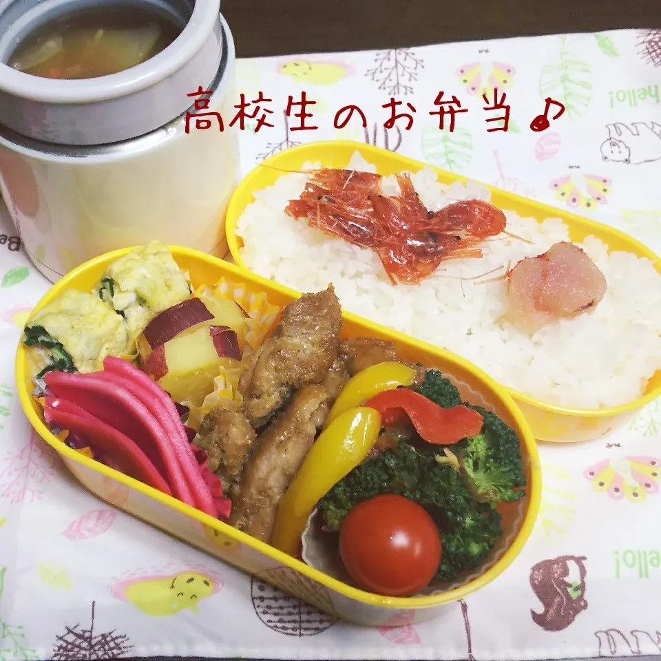 鶏ゴマ焼き弁当♪|ちびたまさん