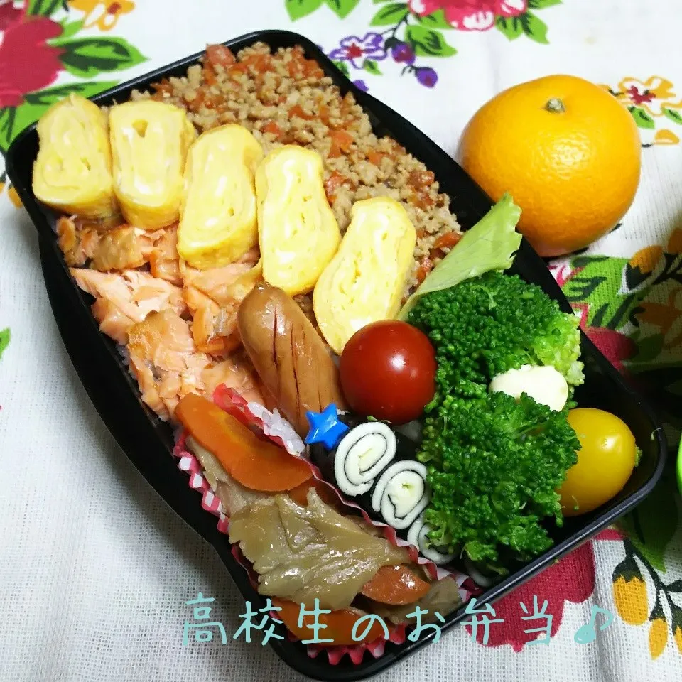 Snapdishの料理写真:そぼろ丼弁当♪|ちびたまさん