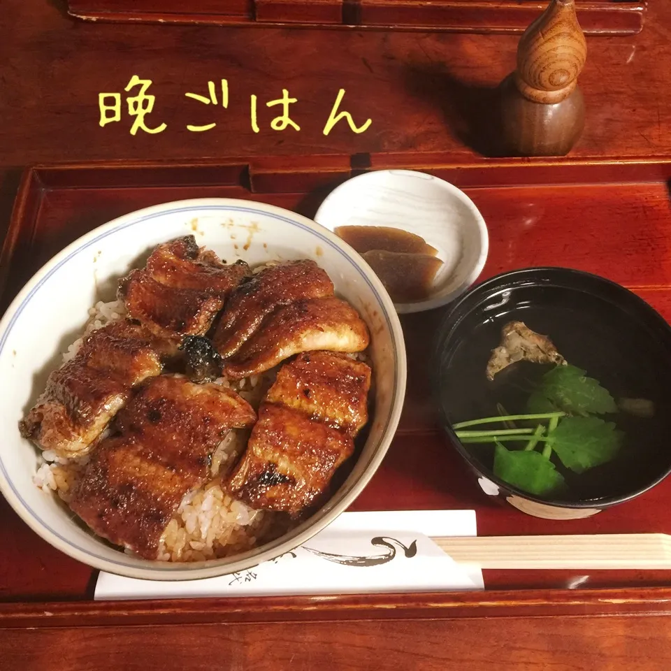 関の老舗辻屋さんの上鰻丼、肝吸い付き|yakinasuさん