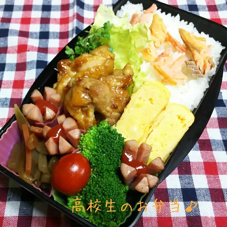 鶏照り焼き弁当♪|ちびたまさん