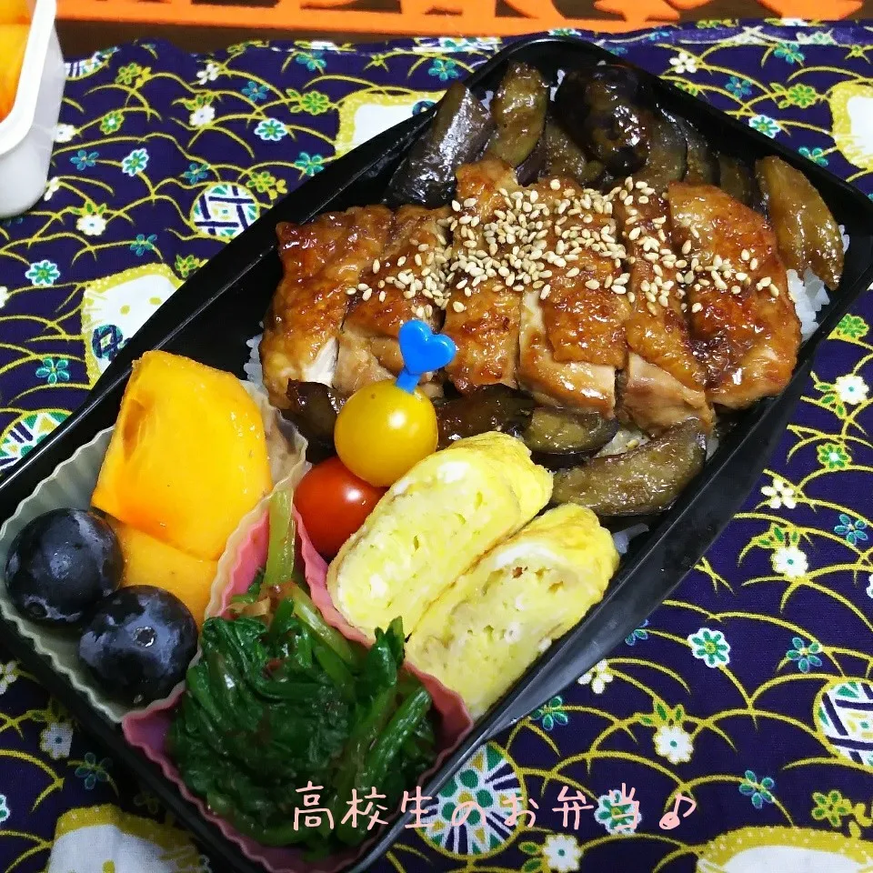 鶏照り焼き丼弁当♪|ちびたまさん