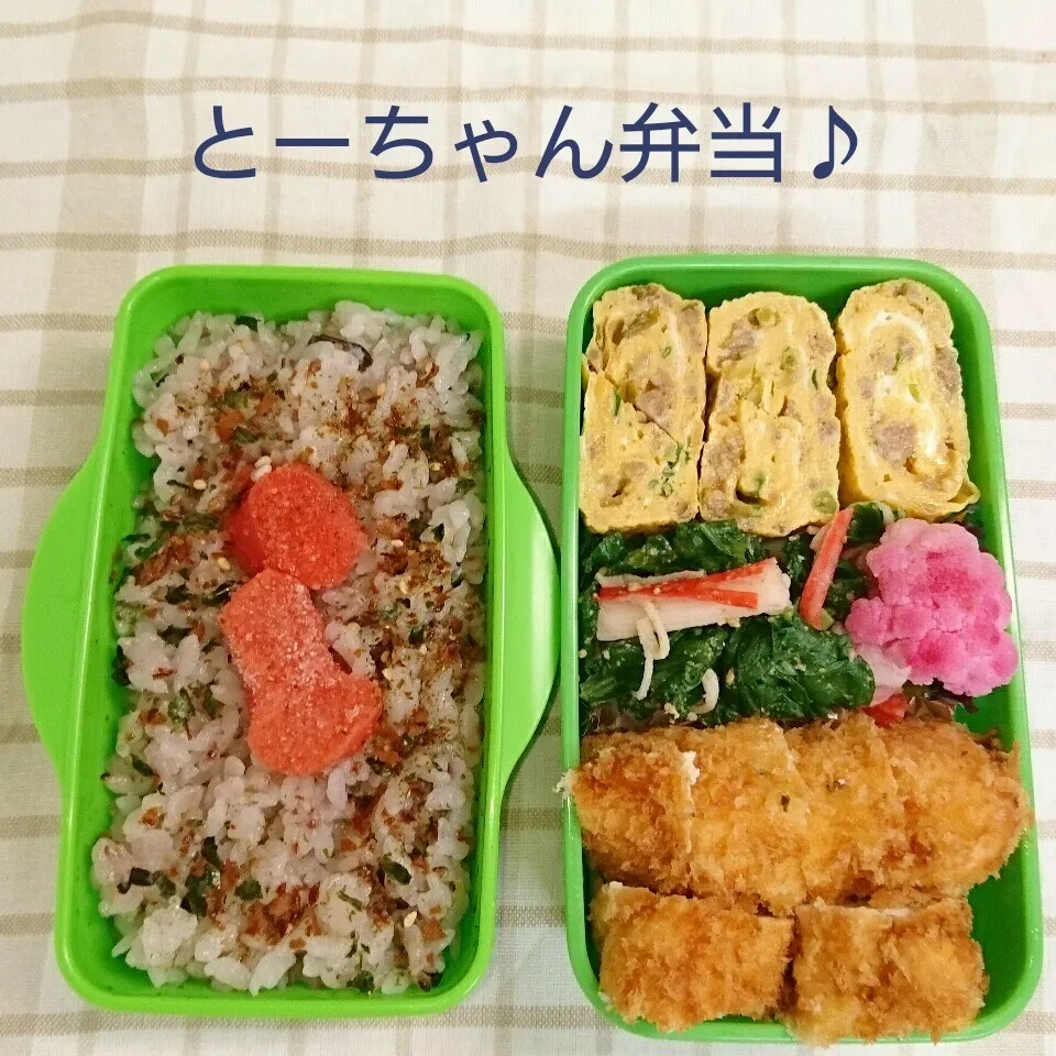 Snapdishの料理写真:火曜日のとーちゃん弁当♪|oomugiさん