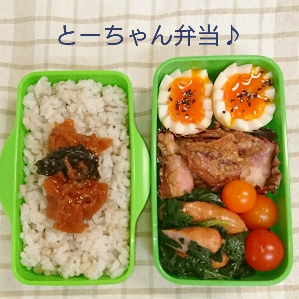 Snapdishの料理写真:金曜日のとーちゃん弁当♪|oomugiさん