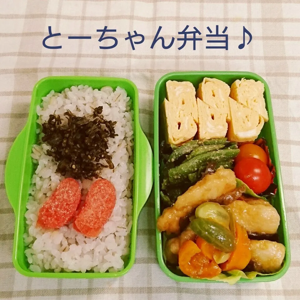 Snapdishの料理写真:水曜日のとーちゃん弁当♪|oomugiさん