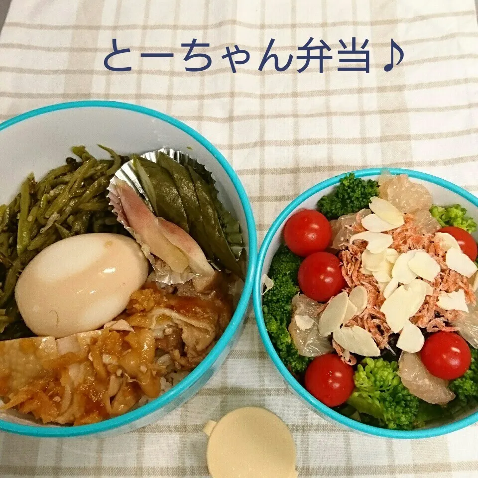 Snapdishの料理写真:木曜日のとーちゃん弁当♪|oomugiさん